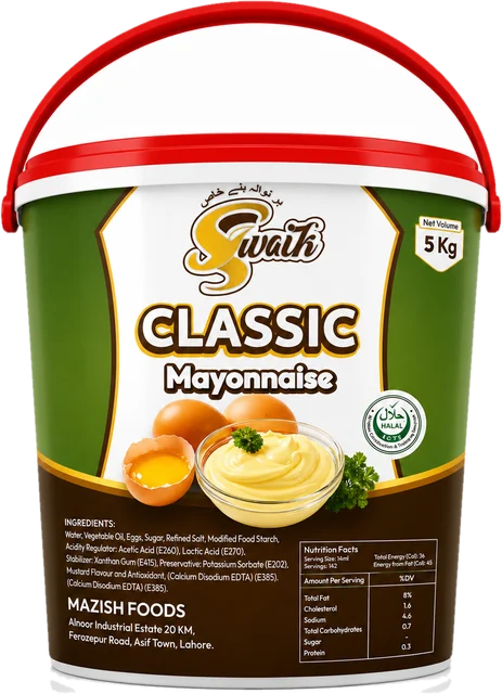 Swaik Classic Mayonnaise — 5 kg tub