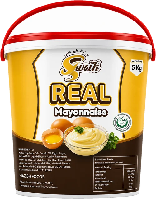 Swaik Real Mayonnaise — 5 kg tub